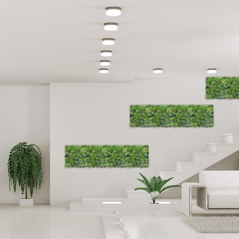 vista de jardín vertical artificial Dorado 100x100