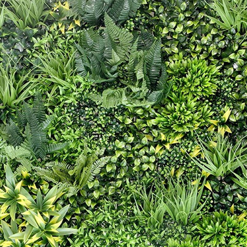 jardín vertical artificial Dorado 100x100 en composición vegetal