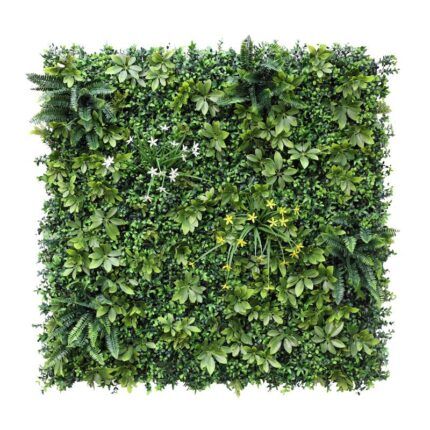 jardín vertical artificial Grecia 100x100 para pared exterior