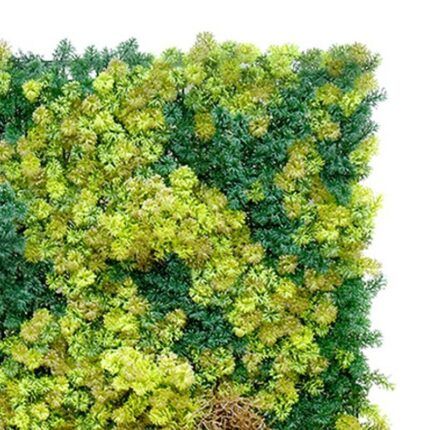 detalle decorativo de jardín vertical artificial Indigo 100x100