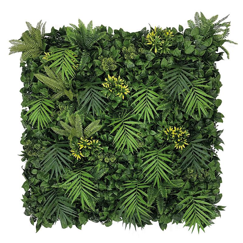 jardín vertical artificial Azalea 100x100 para pared exterior