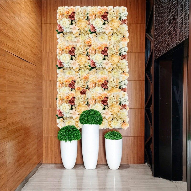vista de jardín vertical artificial Blossom 50x50
