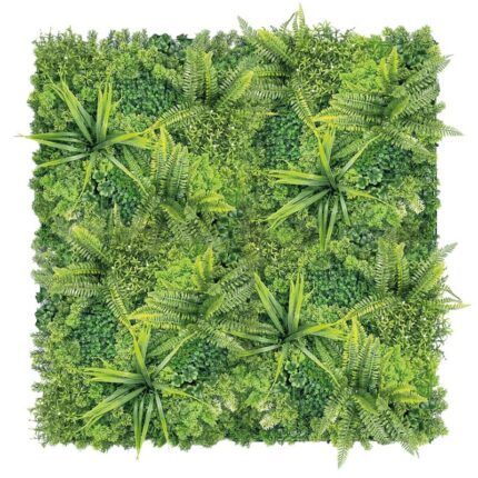 jardín vertical artificial Carla 100x100 para pared exterior