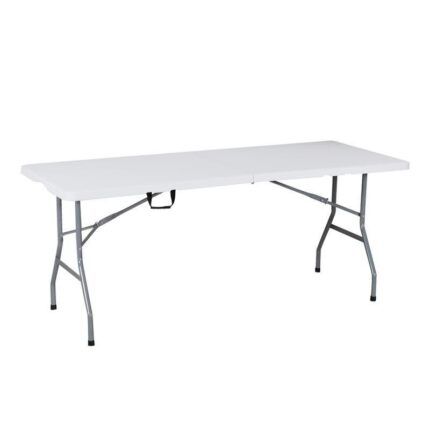 mesa de resina plegable 180x70 para exterior