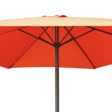 parasol aluminio terracota 3 metros imagen 2