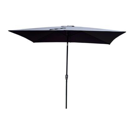 parasol inclinable antracita 2x3 metros para exterior
