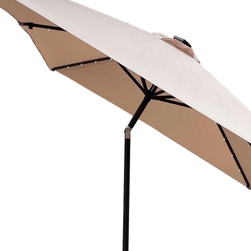 parasol beige 2x3 metros imagen 3