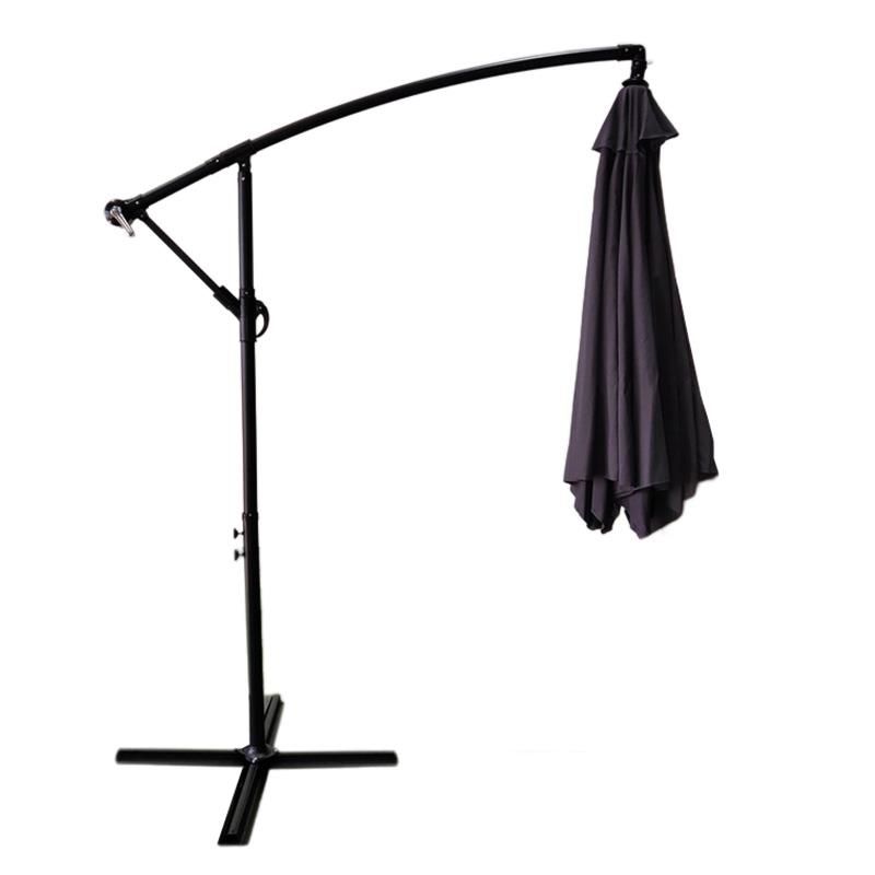 parasol colgante gris 3 metros imagen 2