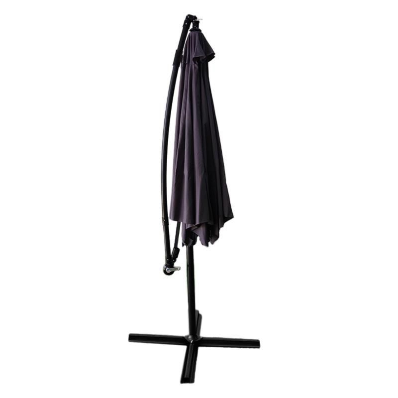 parasol colgante gris 3 metros imagen 3