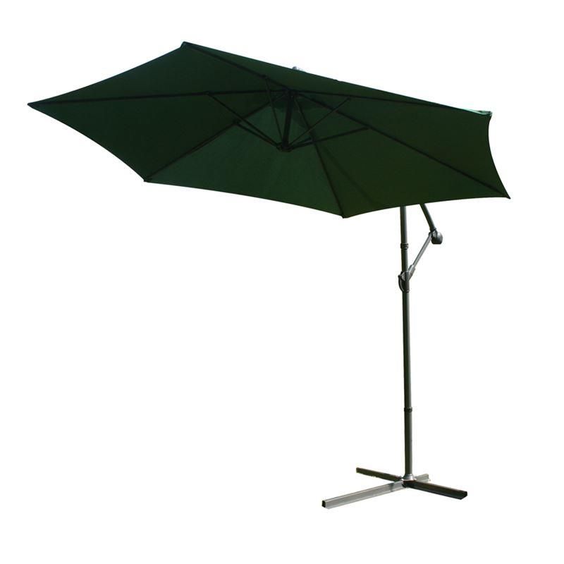parasol colgante verde 3 metros para exterior