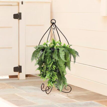 vista de planta artificial colgante Adrianna 50x70