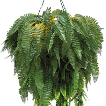 detalle decorativo de planta artificial colgante Alanis 60x100