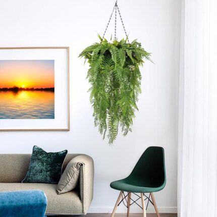 vista de planta artificial colgante Audrey 55x110