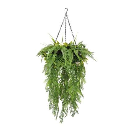 planta artificial colgante Audrey 55x110 para pared exterior