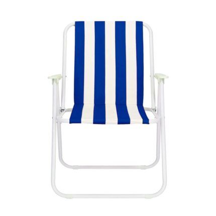 vista 1 de silla plegable azul