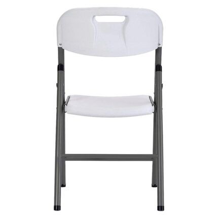 Silla plegable blanca 44x83 Donna Garden imagen 4