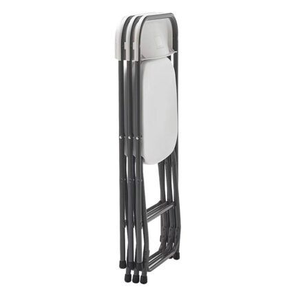 Silla plegable blanca 44x79 Donna Garden imagen 2