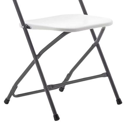 Silla plegable blanca 44x79 Donna Garden imagen 3