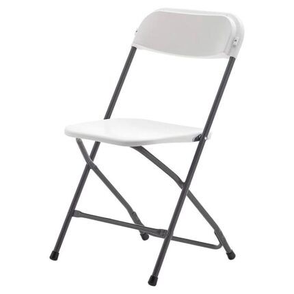 silla plegable blanca 44x79 para exterior