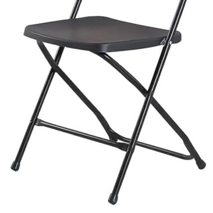 Silla plegable negra 44x79 Donna Garden imagen 2