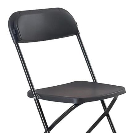 Silla plegable negra 44x79 Donna Garden imagen 3