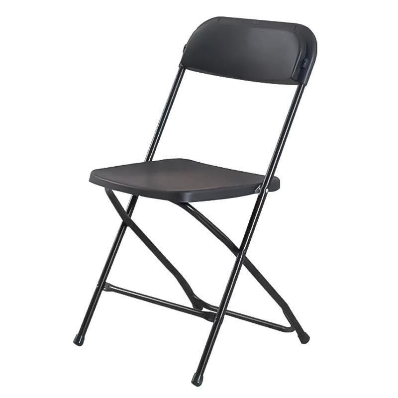 silla plegable negra 44x79 para exterior