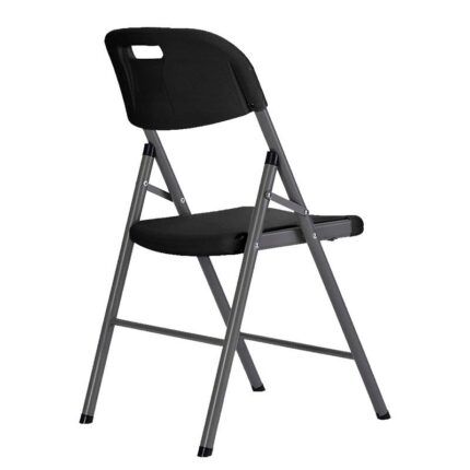 Silla plegable negra 44x83 Donna Garden imagen 2