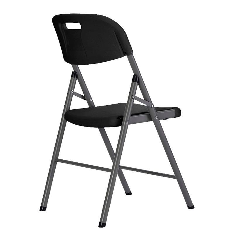 Silla plegable negra 44x83 Donna Garden imagen 2