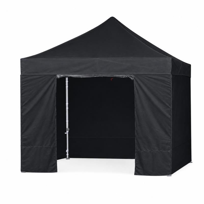 Carpa negra 3x3 con paredes