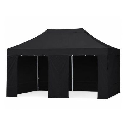 Carpa negra 3x6 con paredes