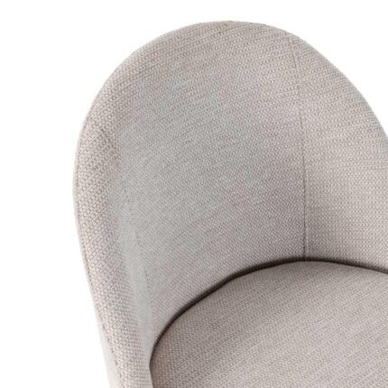 silla Kazu beige claro detalle