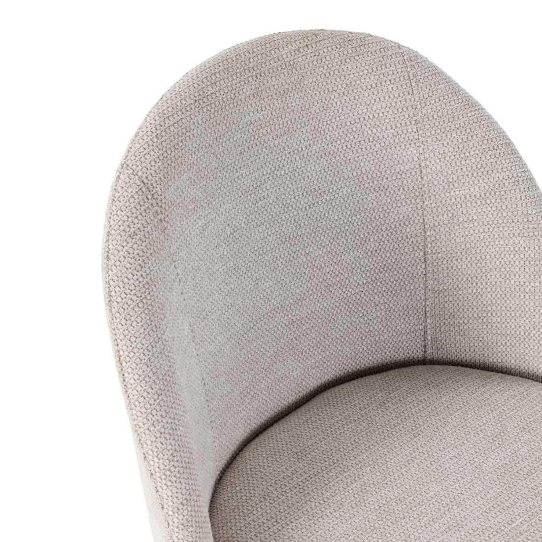 silla Kazu beige claro detalle