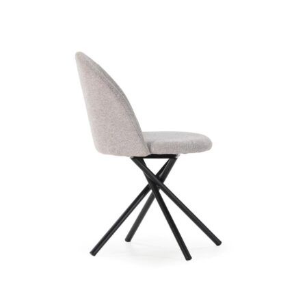 silla Kazu gris claro respaldo