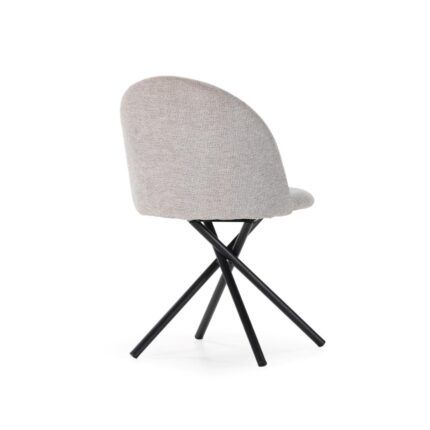 silla Kazu gris claro patas negras