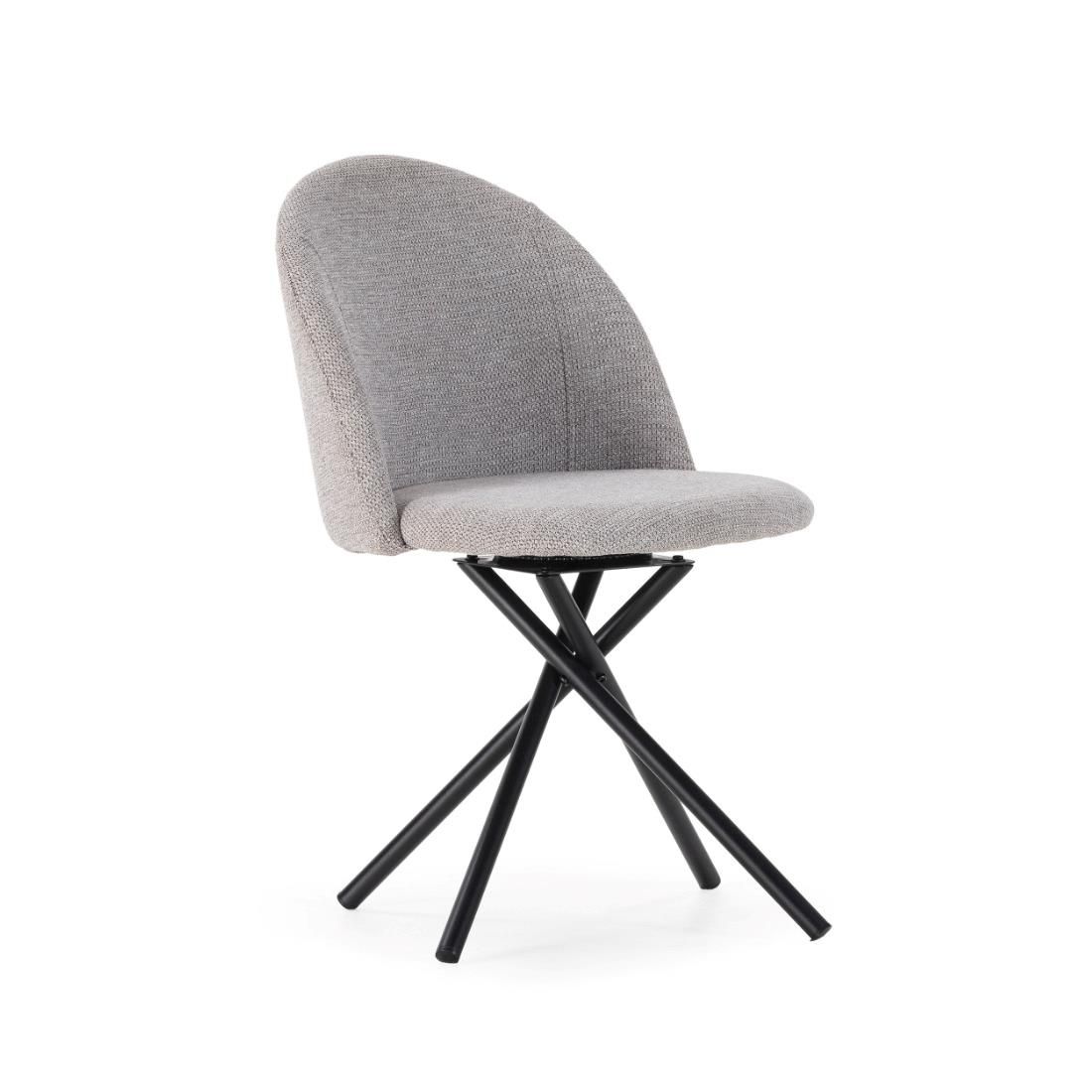 silla Kazu gris claro