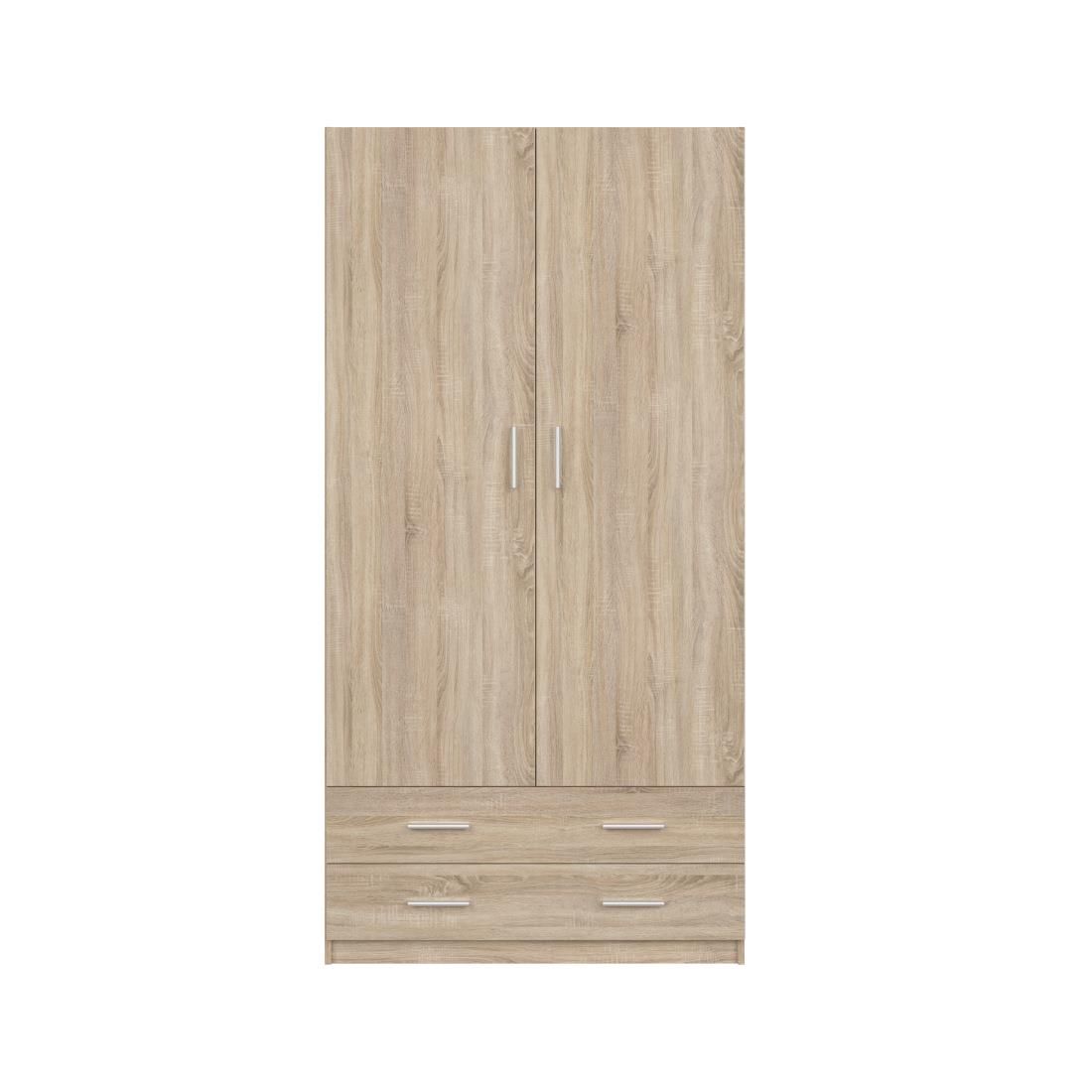 armario compacto 2 puertas Mupo cambrian para dormitorio en Tienda Lokura Canarias
