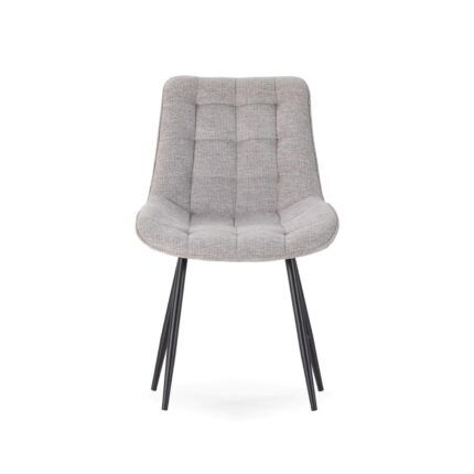 silla Sachi gris claro vista lateral