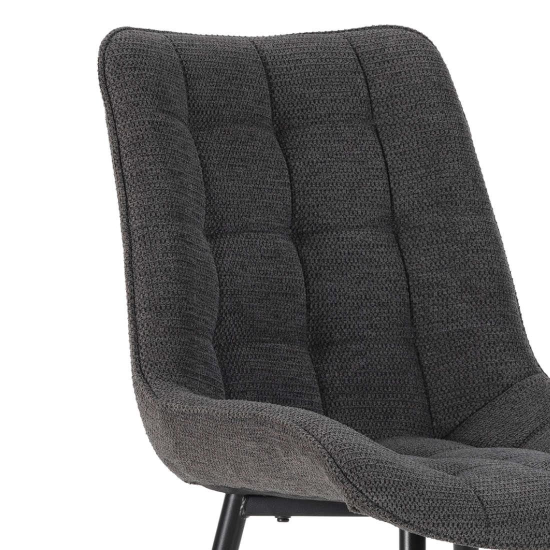 silla Sachi gris oscuro detalle