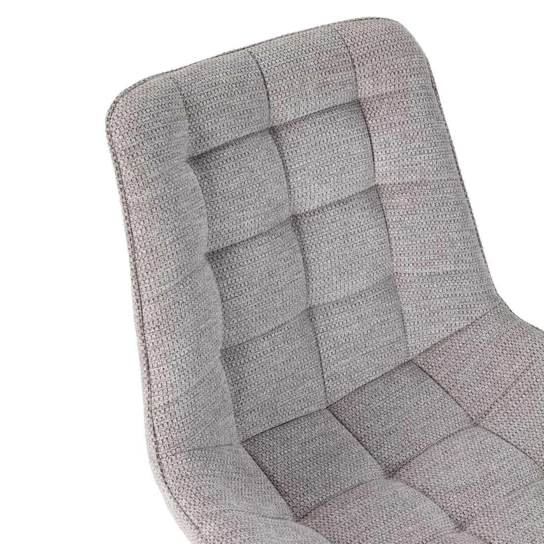 silla Sachi gris claro detalle