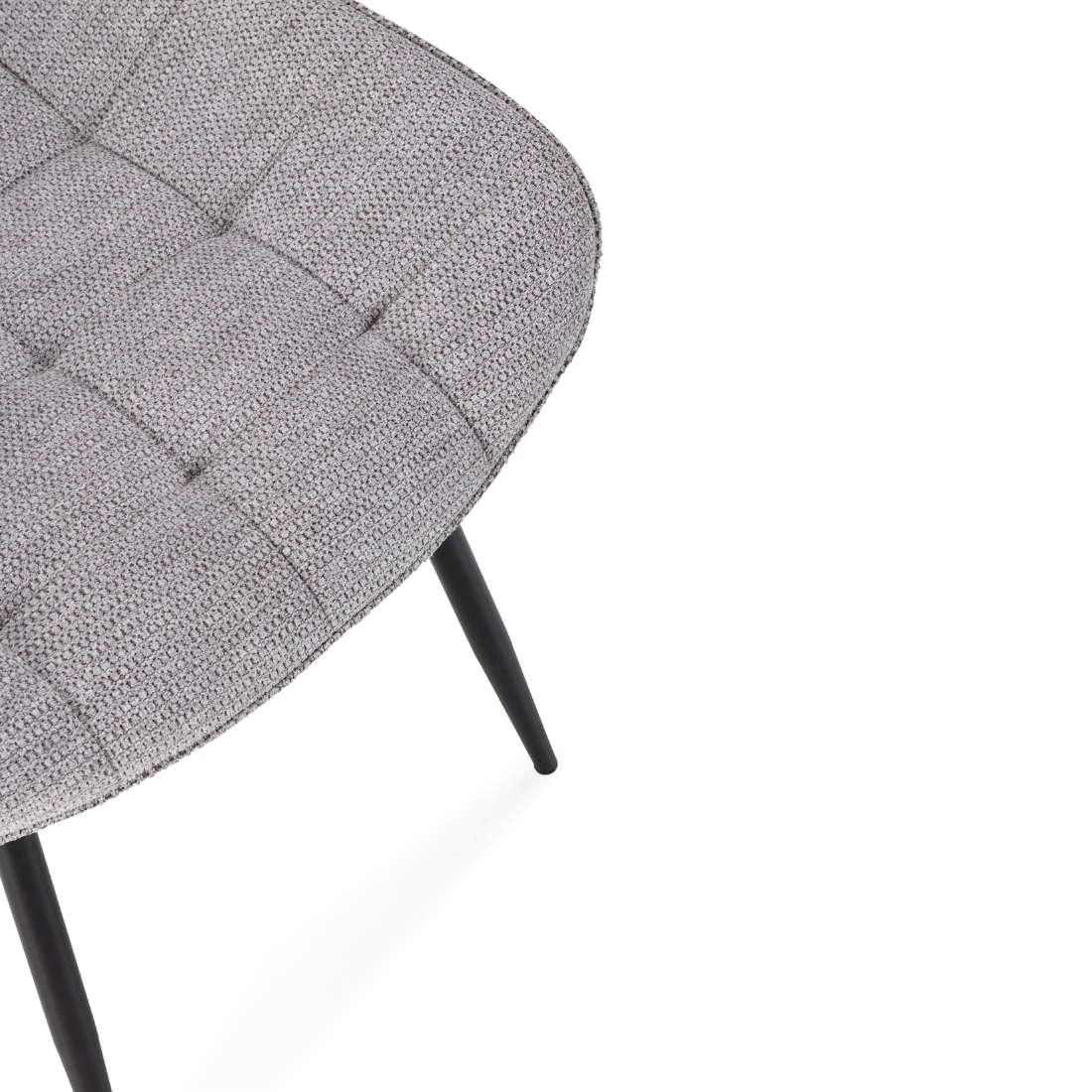 silla Sachi gris claro perfil