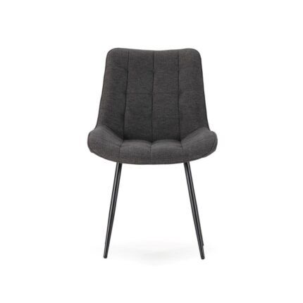 silla Sachi gris oscuro vista lateral