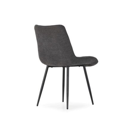 silla Sachi gris oscuro patas negras