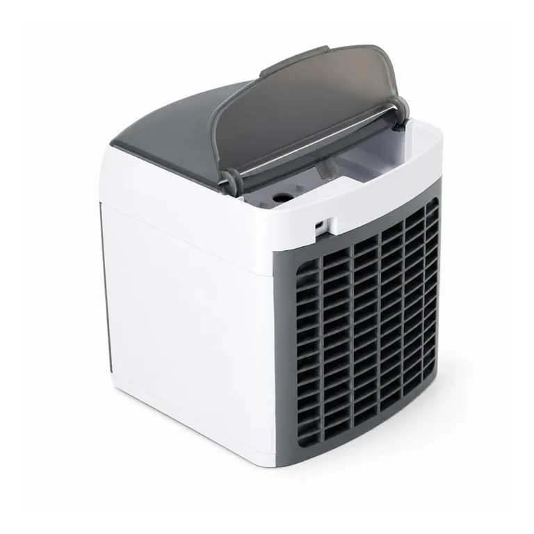 Vista trasera del mini climatizador portátil Larryhouse 6W USB