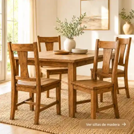 Sillas de madera