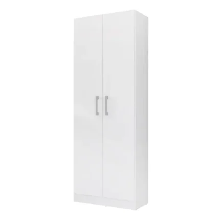 Armario escobero blanco 170 cm GP.249 con 2 puertas
