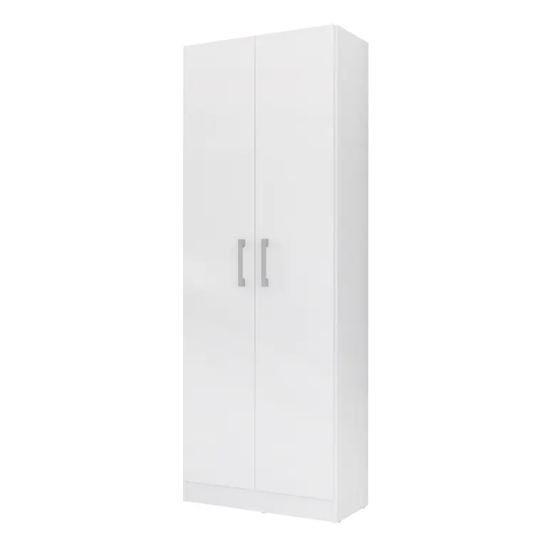 Armario escobero blanco 170 cm de 2 puertas GP.249