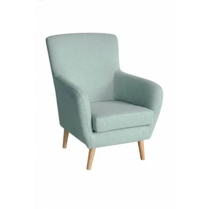 butaca nórdica de respaldo alto Moret color Jade