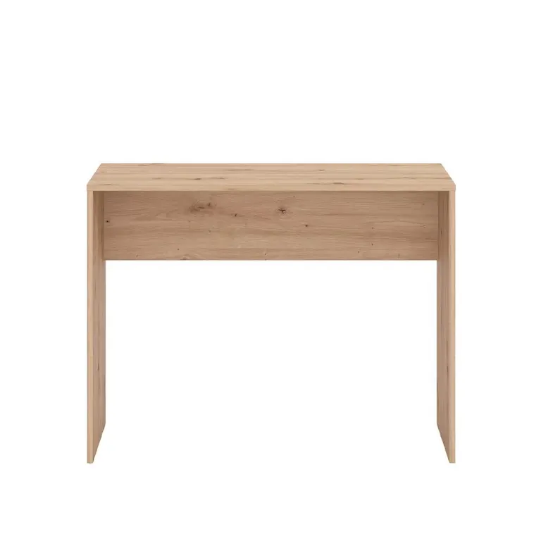 Mesa de estudio Diofant en acabado Artisan vista de frente