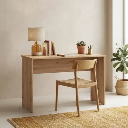 Escritorio Diofant Artisan ambientado en una zona de estudio luminosa