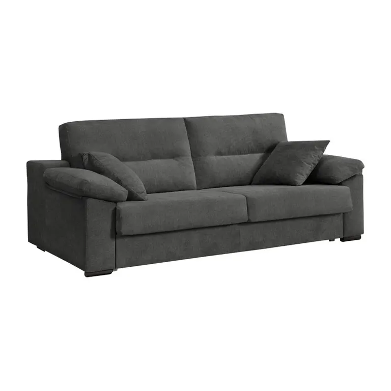 Sofá cama italiano Titan en color gris oscuro